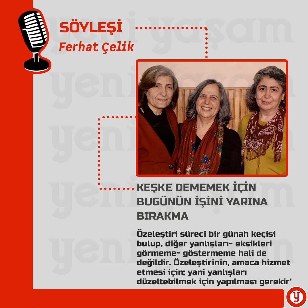 yeniyasamgazete's tweet photo. Keşke dememek için bugünün işini yarına bırakma

🎙Gültan Kışanak ile söyleşi - Ferhat Çelik

https://t.co/oDj70O7c6R https://t.co/CBbflqdnL5