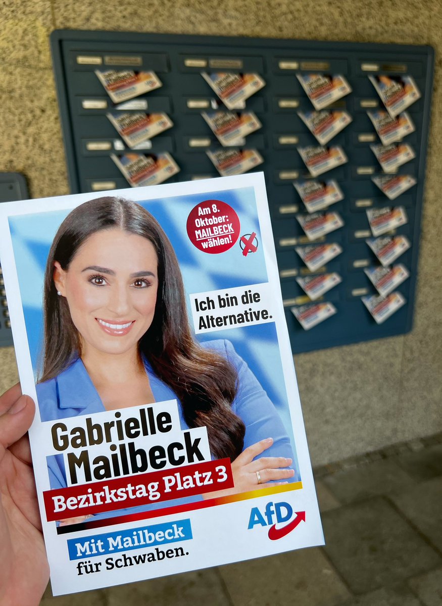 MailbeckG's tweet photo. Mit #Mailbeck für #Augsburg &amp; #Schwaben! 💙 33 Grad heute 🔥 Perfektes Wetter für den #Wahlkampf! 💪🏻🇩🇪 #nurnochAfD https://t.co/Me7Dns8OzG
