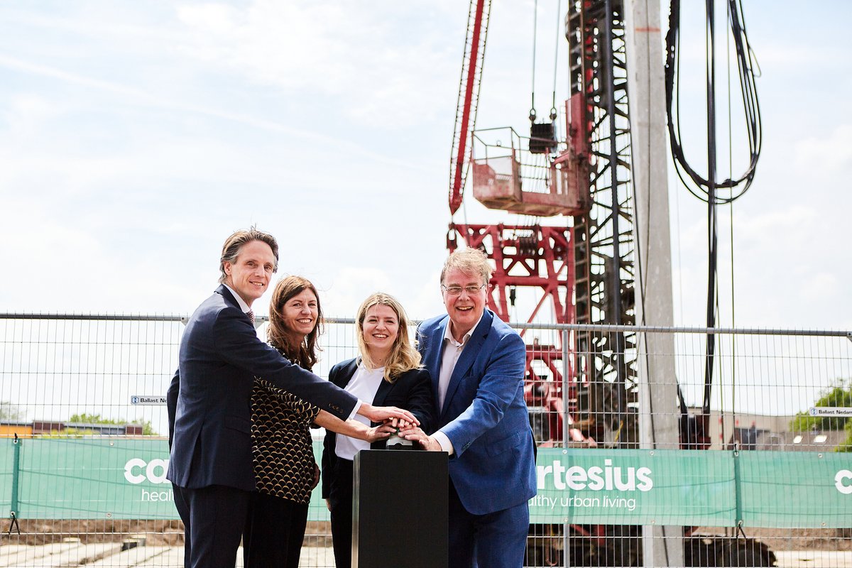 De tweede fase van Cartesius Utrecht is officieel begonnen. In deze fase van de gebiedsontwikkeling komen 770 nieuwe woningen: ballast-nedam.nl/nieuwsoverzich… #ballastnedam #utrecht <a href="/BallastNedamDev/">Ballast Nedam Development</a>