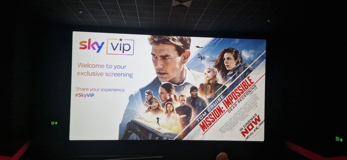 Thanks @SkyUK #MissionImpossible7 #skyvip