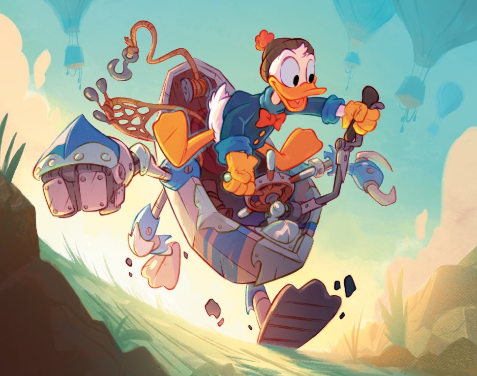 Hey! I drew Donald Duck for Disney Lorcana! this card was a lot of fun to  work on. @ComicBook revealed this a bit a go so I thought I'd show you a