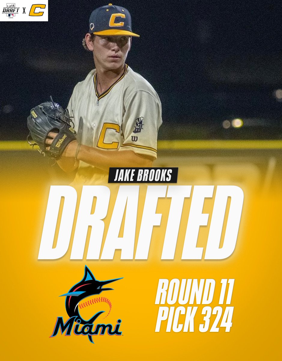Canes Alum <a href="/JakeBrooks1616/">Jake Brooks</a> (UCLA - Fountain Valley, CA) taken Round 11 Pick 324 by the <a href="/Marlins/">Miami Marlins</a> 

#TheCanesBB #MLBDraft2023 #DifferentBrandOfBaseball