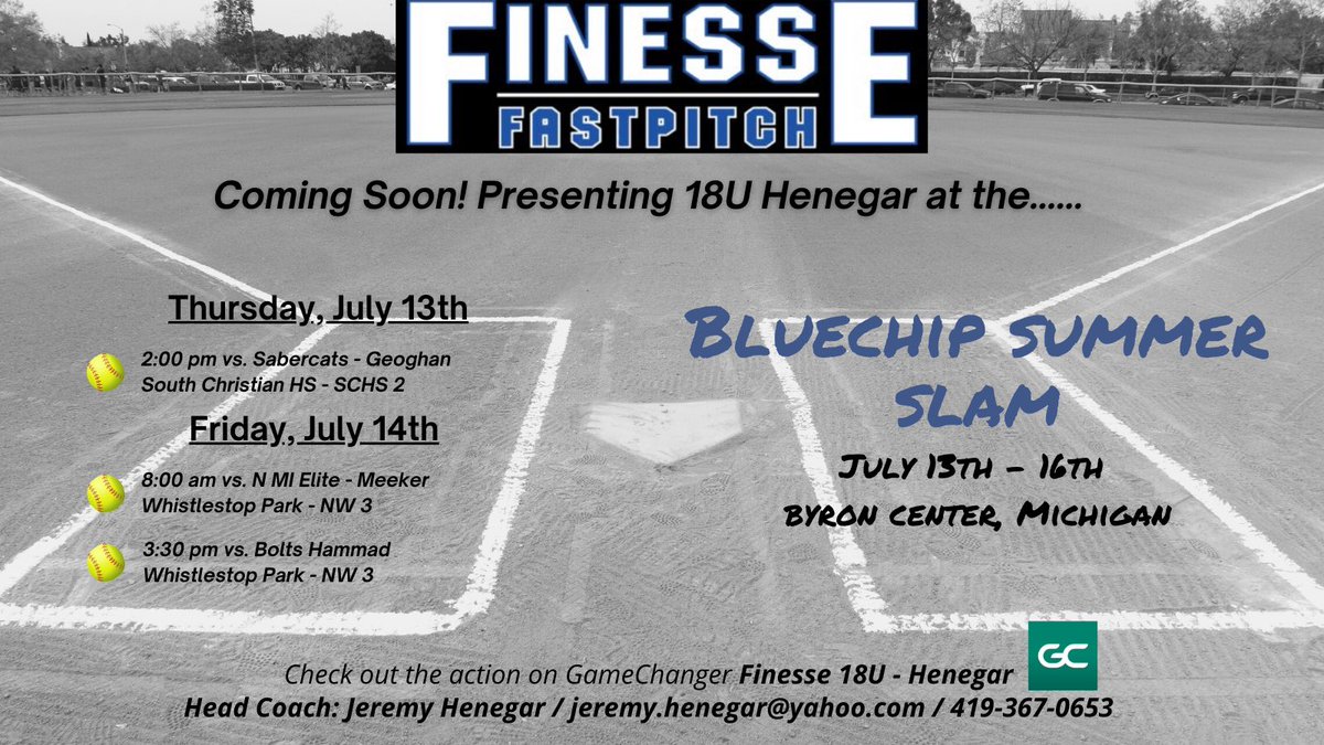 The Gang heads north this weekend for the Bluechip Showcase.  #playforeachother <a href="/FinesseOrg/">Finesse Fastpitch</a> #JJJGang
