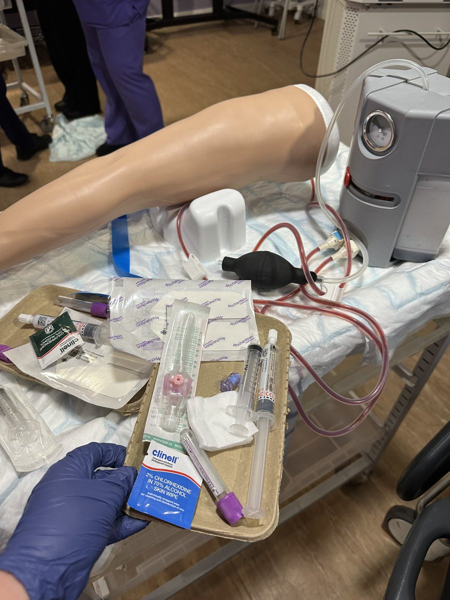 Some of our team had a great training session with <a href="/NUHDREEAM/">DREEAM</a> learning the process of cannulation 💉🩸looking forward to using this skill in our clinical areas <a href="/Stroke_NUH/">Stroke NUH</a> <a href="/ResearchNuh/">ResearchNUH</a>