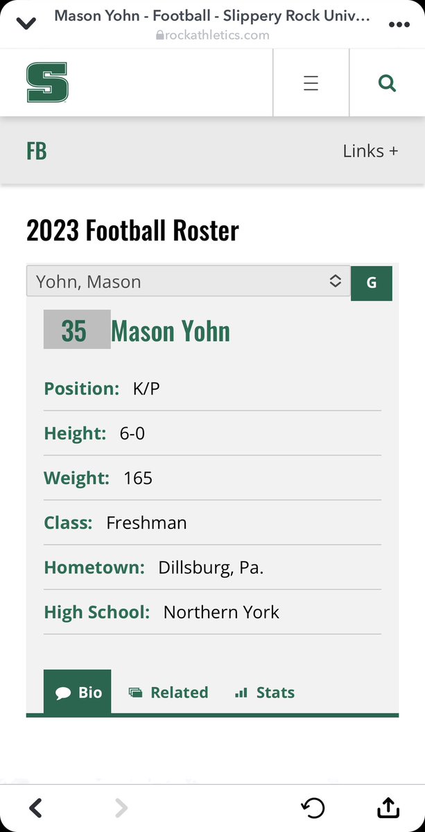 Year 1⏳… <a href="/SRURockFB/">Slippery Rock Football</a>