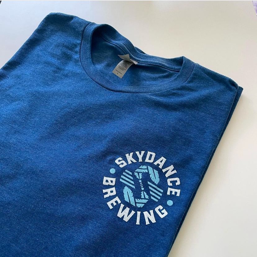 SkydanceBrewing's tweet photo. Hey Skydance fans…we have a variety of merchandise in our taproom! Thanks to the team @MENTapparel for for our fresh designs. #skydancebrewing #thisisnative https://t.co/mXOoc6L5TQ