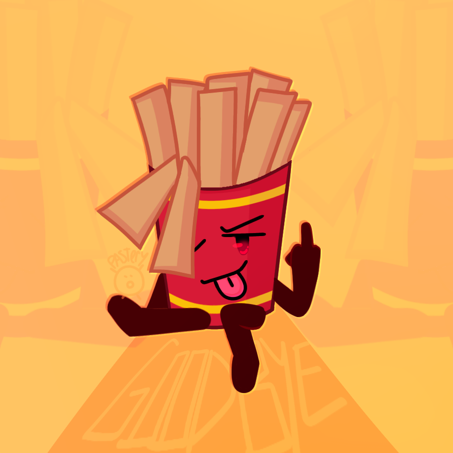Vulturisss's tweet photo. Here's some fanart I drew before the episode was released. I kind of already knew he was gonna be eliminated.
#bfb #tpot #bfbfries #tpotfries https://t.co/CUnVWXTmlm