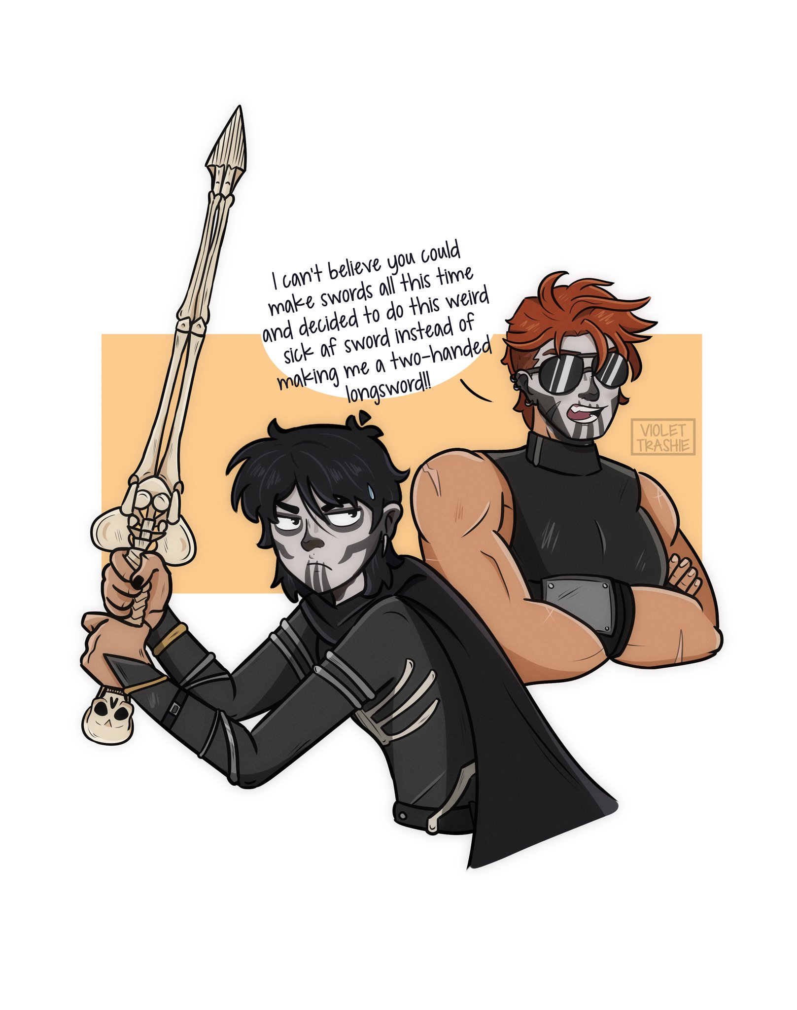 Violet 🌈 on Twitter "sorry but I had to do this 💫 harrowtheninth 