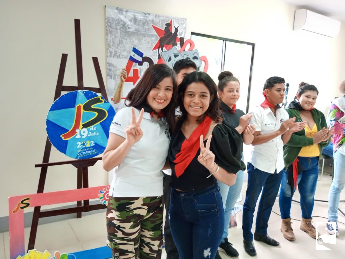 #Nicaragua | En el municipio de #NuevaGuinea, la Juventud Sandinista 19 de julio, celebró con mucha alegría, compromiso y revolución el encuentro departamental de orgullo Sandinista, que contó con la participación de los Consejos Municipales,