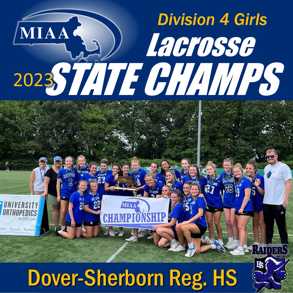 🥍Salute to the 2023 MIAA Division 3 and 4 Girls Lacrosse State Champions. 🏆
<a href="/Port_Athletics/">NEWBURYPORT ATHLETICS</a> <a href="/nbptgirlslax/">Newburyport Lacrosse</a> <a href="/DSRaidersSports/">DSHS Athletics</a>