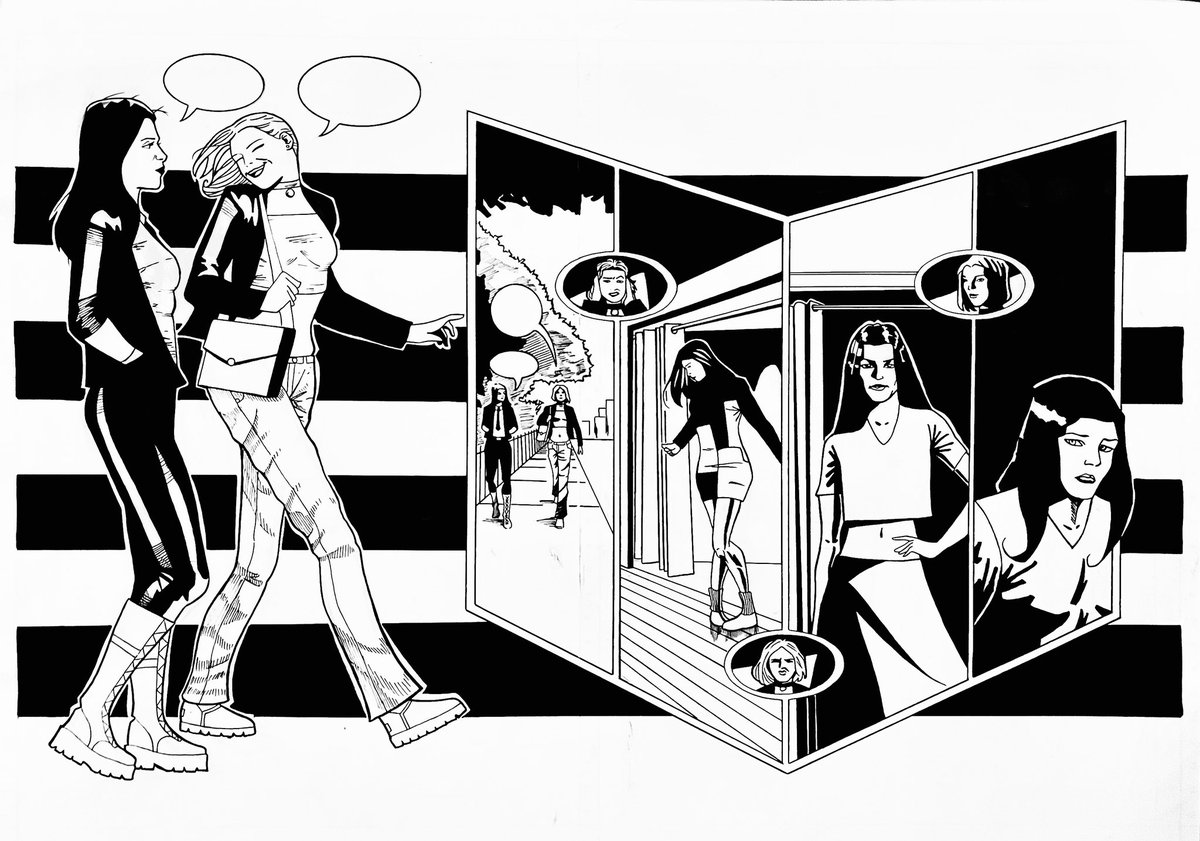 GrChris20's tweet photo. First Double Pager

#art #inked #comics #manga #anime #animeart https://t.co/LOpV4CFxQ9