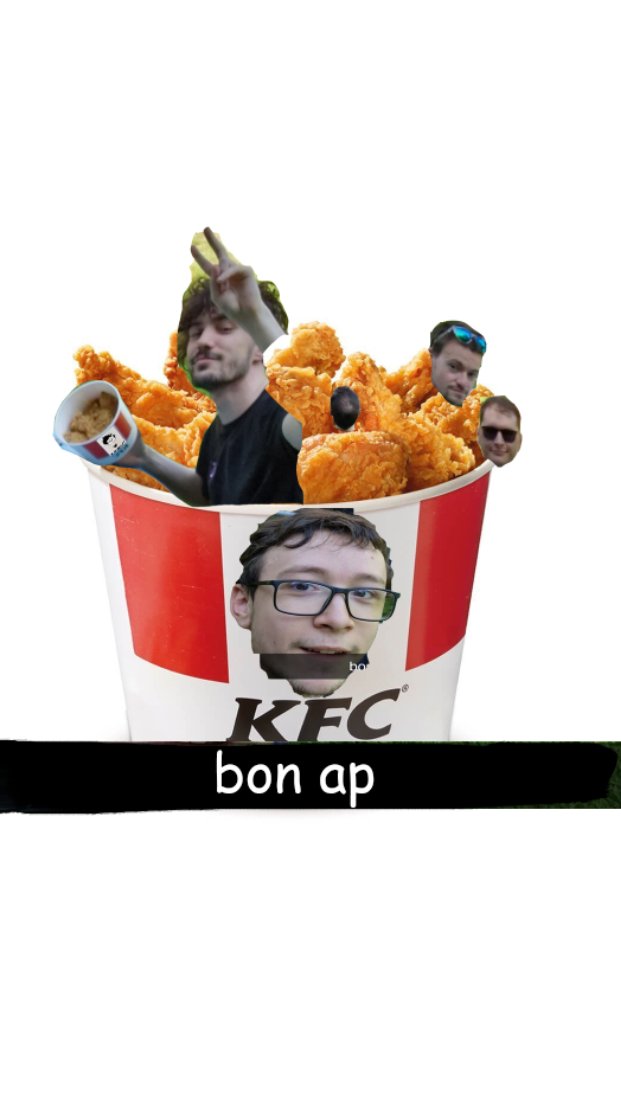 PoonKFC's tweet photo. @ThePooN bon ap https://t.co/lp39ThPCpr