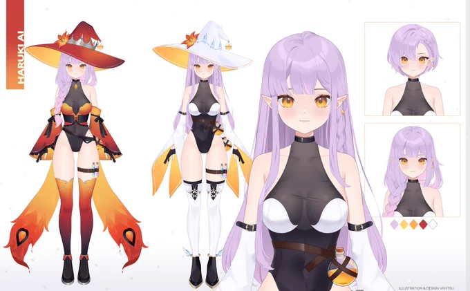 #PortfolioDay  Hello i'm Vivi! I'm a freelance artist that creates vtuber models and illustrations for streamers~