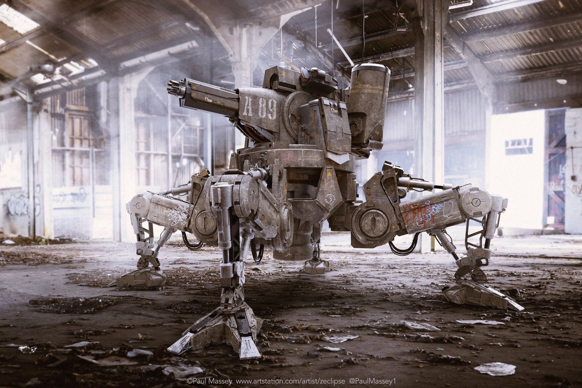 Some from my mecha/robotics folio. 
#PortfolioDay