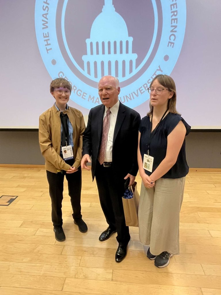 BlueCrewWJMC's tweet photo. “What is journalism?” @cspan ‘s Brian Lamb guided our answers to that question and many more in today’s engaging speech!

#wjmc23 #bluecrewwjmc https://t.co/dptx45Wznm
