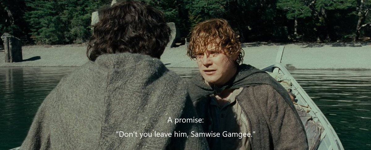 I've been rewatching LotR and Sam is still the best character