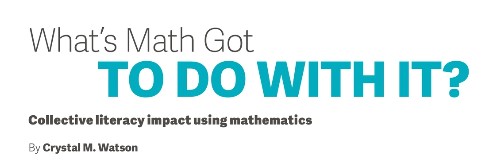 _CrystalMWatson's tweet photo. What's math got to do with literacy? 
So much! 

Check out the new issue, including an article authored by me, of Literacy Today. 
https://t.co/3X7226uyIy https://t.co/x29hD4gHFw