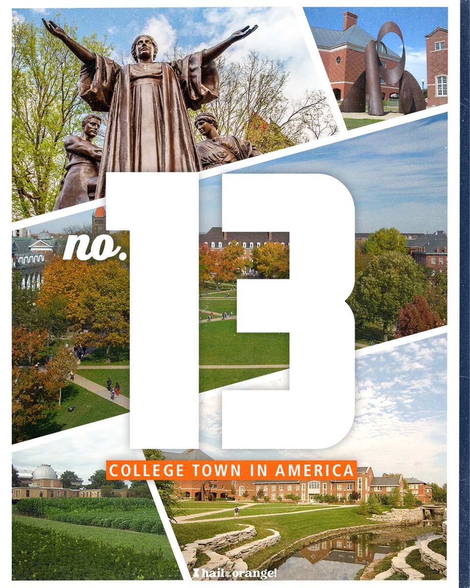 Those who get it, get it!

We're ranked the #13 best college town in the nation by Best College Reviews.

#Illini | #HTTO