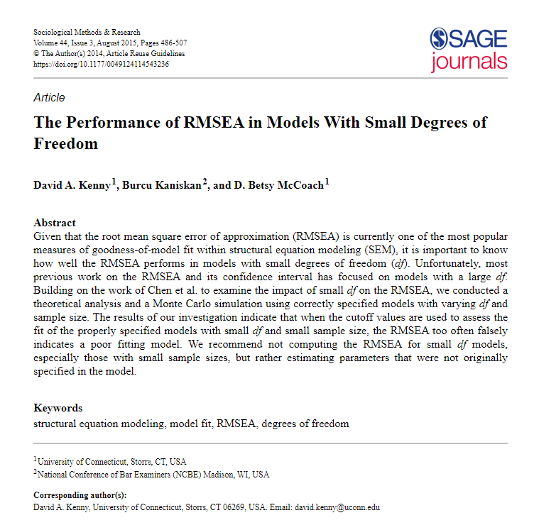 'The Performance of RMSEA in Models With Small Degrees of Freedom' journals.sagepub.com/doi/epub/10.11…