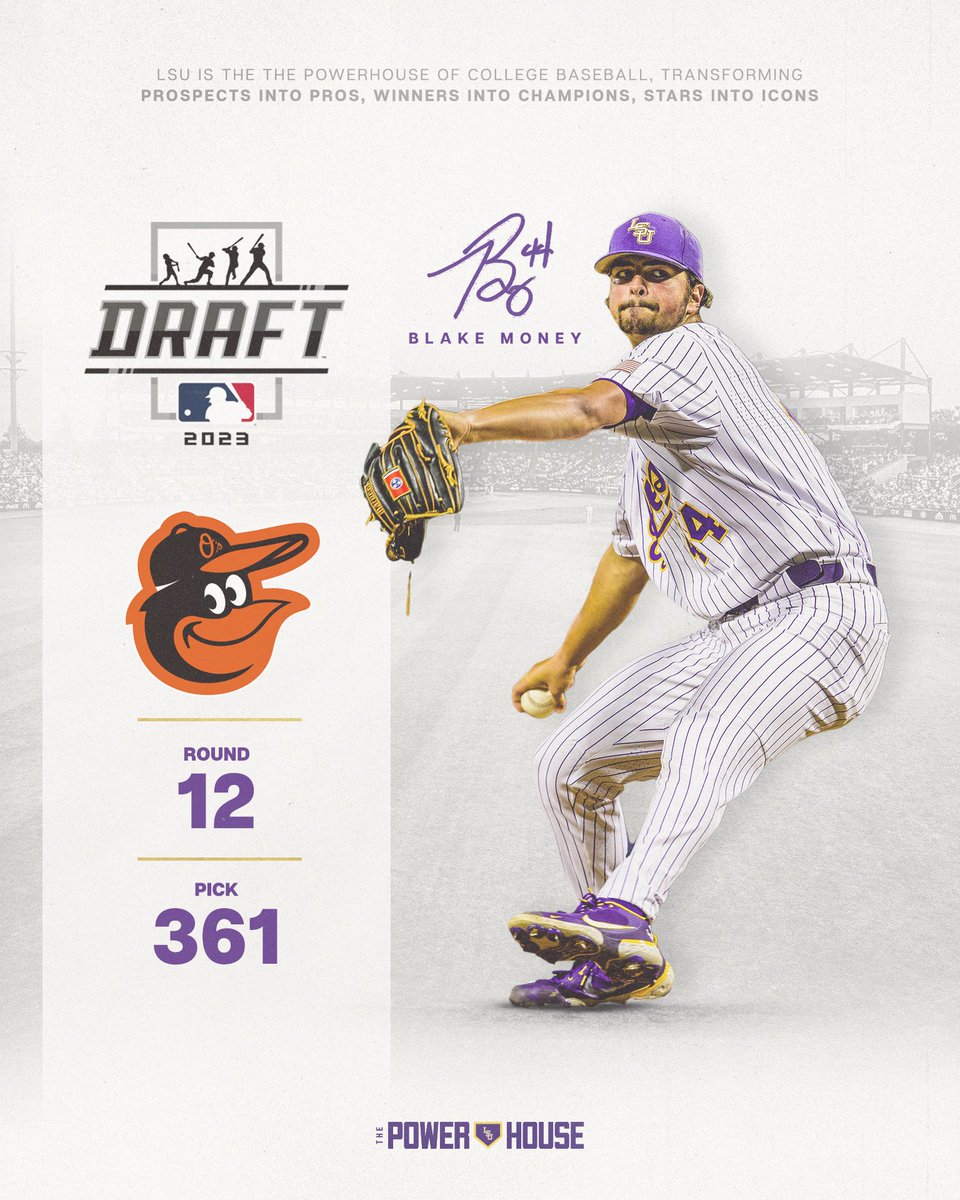 LSUbaseball's tweet photo. Blake Money ➡️ Camden Yards

@theblakemoney | @Orioles https://t.co/sJSheBTTlb
