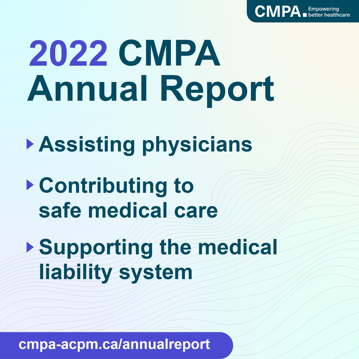 Last year, CMPA engaged with our physician members over 49,000 times! That’s just one of the many ways we supported MDs, patients & the healthcare system in 2022. Read our 2022 @CMPAmembers Annual Report: ow.ly/PB3950P7uvf
