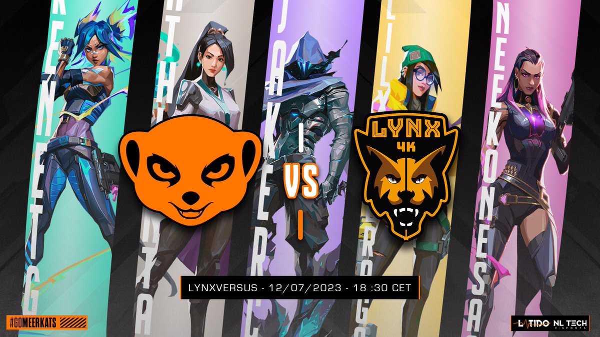 Mighty Meerkats (@mightymeerkats) on Twitter photo 🔸 MATCHDAY 🔸
Sí, sí, lo habéis visto bien… Partido de VALORANT 🆚 <a href="/Lynx4K_ESPORTS/">Lynx4K 🦊</a>
Nuestros CCs lucharán por la victoria en este combate de suricatos contra linces 🔥
<a href="/neekonesas/">Neekonesas</a>
@ath_warrior
<a href="/Lilxandrago/">⋆.*ೃ✧ Jung Ha Yoo⋆.*ೃ✧</a>
<a href="/_Kenet_/">LFT KENƎT ⚡️</a>
<a href="/_JakerC/">JakerC</a>
🗓️ 12/07
⏰ 18:30
#GoMeerkats 🔸 MATCHDAY 🔸
Sí, sí, lo habéis visto bien… Partido de VALORANT 🆚 <a href="/Lynx4K_ESPORTS/">Lynx4K 🦊</a>
Nuestros CCs lucharán por la victoria en este combate de suricatos contra linces 🔥
<a href="/neekonesas/">Neekonesas</a>
@ath_warrior
<a href="/Lilxandrago/">⋆.*ೃ✧ Jung Ha Yoo⋆.*ೃ✧</a>
<a href="/_Kenet_/">LFT KENƎT ⚡️</a>
<a href="/_JakerC/">JakerC</a>
🗓️ 12/07
⏰ 18:30
#GoMeerkats
