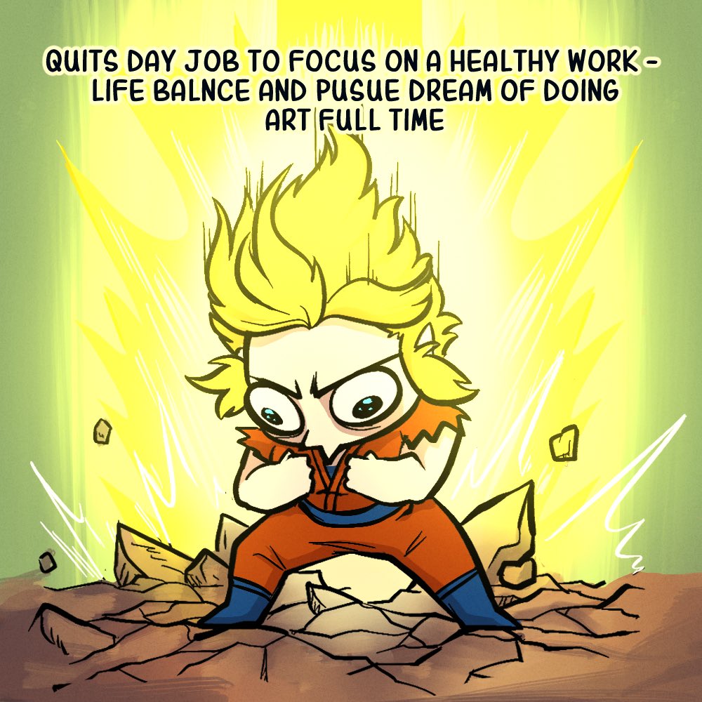 blonde hair super saiyan solo male focus 1boy english text aura  illustration images