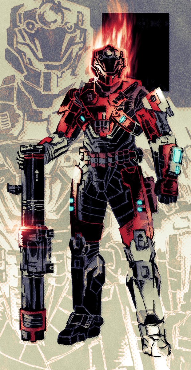 weapon 1boy gun male focus science fiction holding power armor  illustration images