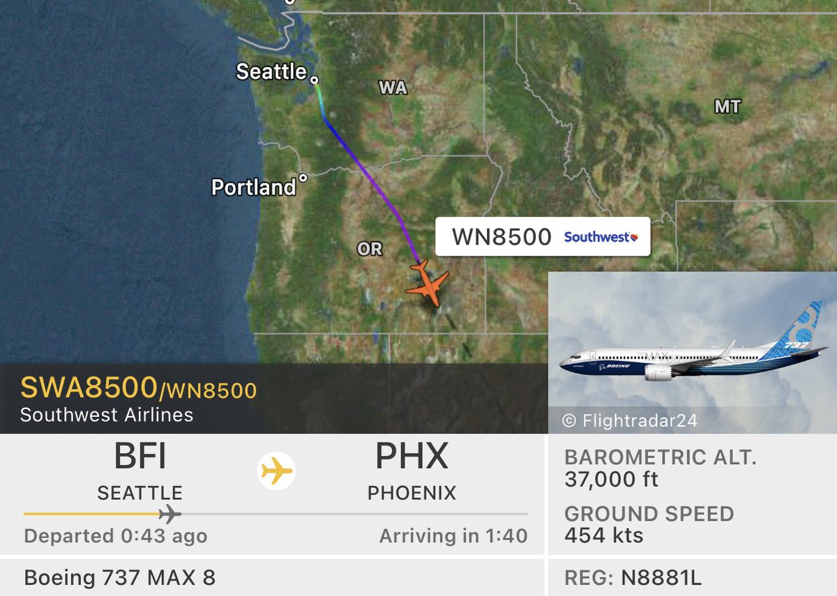 RT @NikPhillips666: On delivery to Southwest Airlines is Boeing 737 MAX 8, N8881L, from Boeing Field https://t.co/Sul4YqXw8w