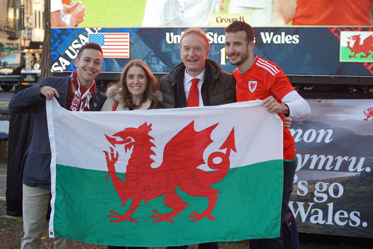 Wales in North America 🏴 tweet media
