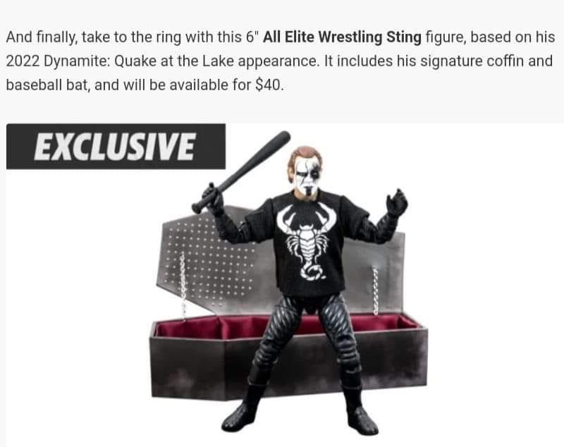 sirpaul64's tweet photo. For SDCC 2023 it’s Stiiiiiiiiiiing! #sdccc #aew #jazwares #toys #wwe #sdcc2023 https://t.co/rF87GE773R