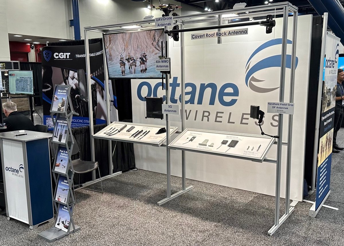 pharadoctane's tweet photo. We are exhibiting again at the #NATIA2023 Annual National Training &amp; Technology Exhibition!  Come visit us in Booth 447 to see our latest antennas for #LawEnforcement, #Intelligence, and #TechnicalSurveillance operations. https://t.co/9o2N2jvN6Y