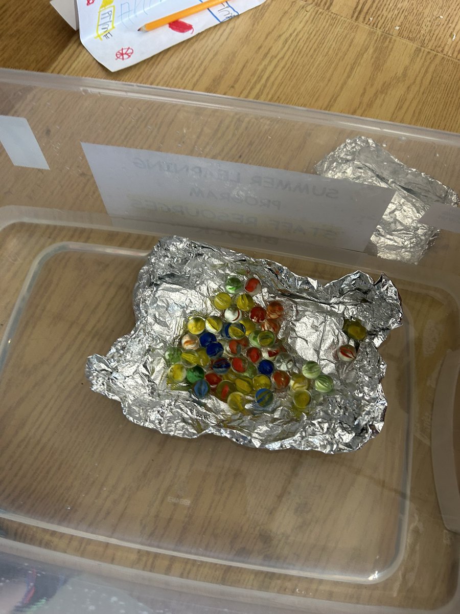 Students had fun making boats and seeing how much they could hold during steam today! 🚤#campwonder #gecdsbslp2023 <a href="/ClaraHowitt/">Dr. Clara Howitt</a> @MlleParaschak