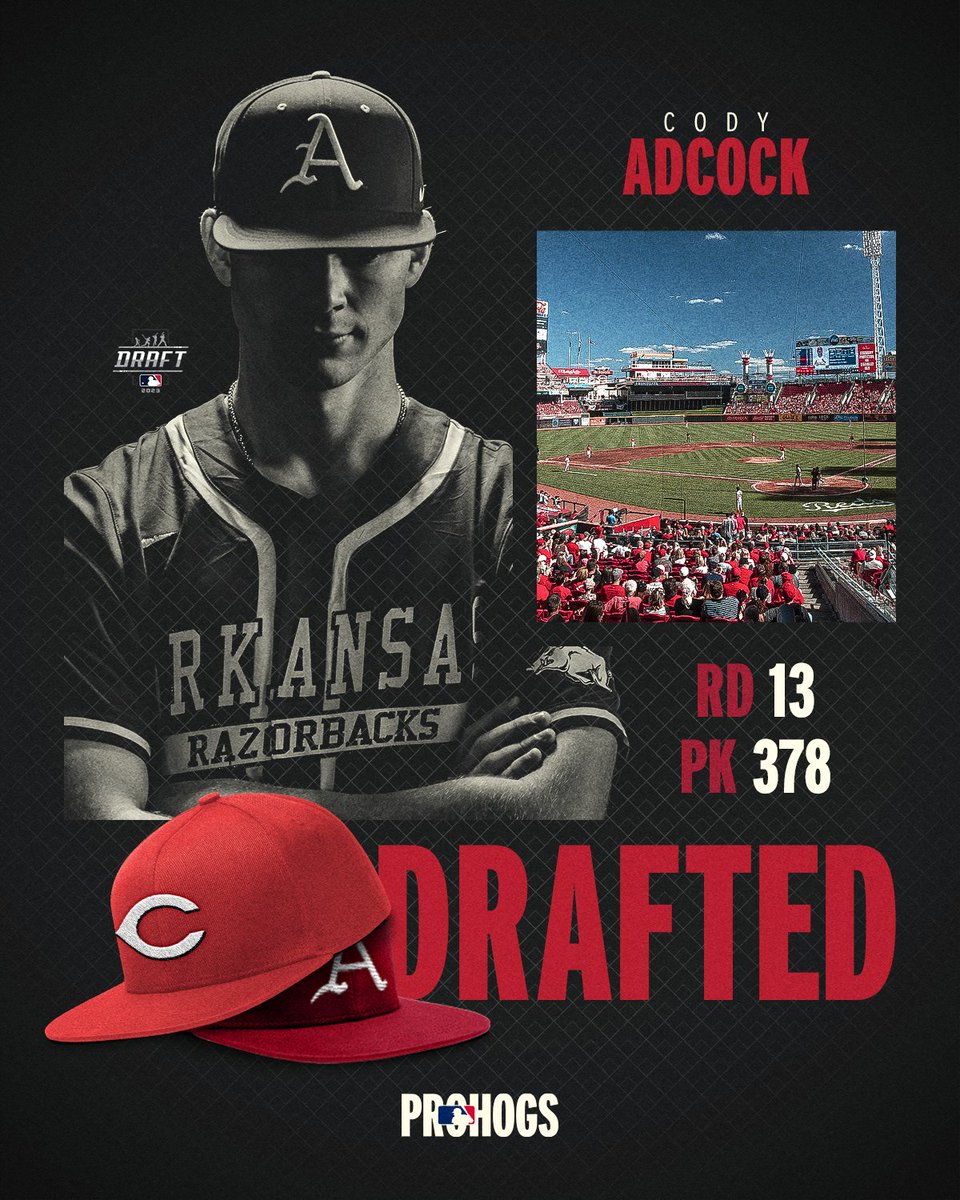 Cody Adcock to the <a href="/Reds/">Cincinnati Reds</a>!