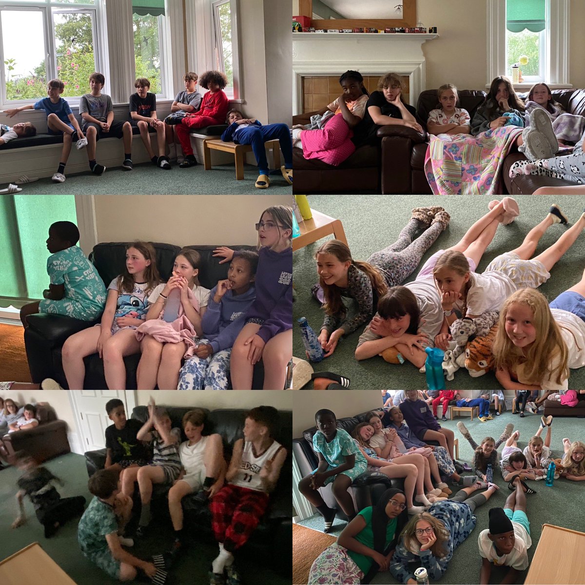 After a DELICIOUS dinner, we’ve started our Mario Kart tournament and are now all settled in our PJs for movie night. How many teddies can you spot 🥰🧸