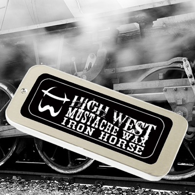 Iron Horse Mustache Wax highwestbeard.com/product/iron-h… #beard #beardlife #beardoil #beardgang