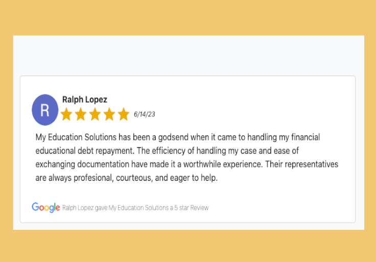 MyEdu_Solutions's tweet photo. Join the growing list of satisfied Clients like Ralph trust us for hassle-free management of their student loan payments. Call us today and let us find a solution that works for you! 210-812-3200
#studentloandebt #studentloanforgiveness #myeducationsolutions #studentloanrepayment https://t.co/NrPvUeHkFT