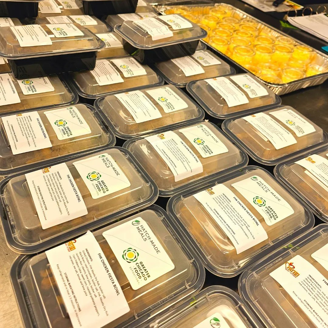 Fatso Hard Kitchen’s mission is to pay it forward and make their food with love. They recently made their FHK Chicken Fiesta Bowl for Hatch-Made Meals, our grant funded program that provides West Side residents with meals. Add FHK to your next event: buff.ly/3OaVwpM