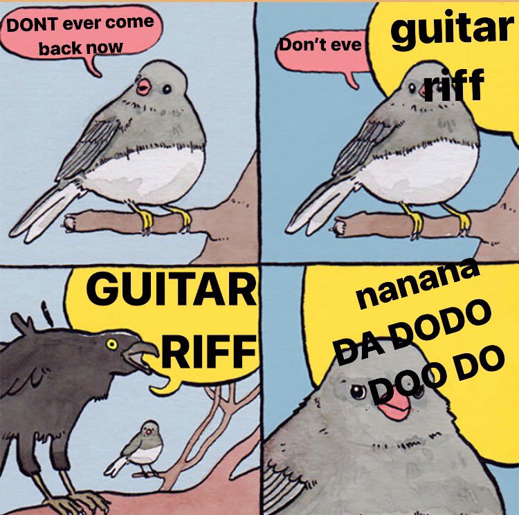 Digdeep_band's tweet photo. Songs not out so you won’t get this meme https://t.co/ebUCbpjgkA