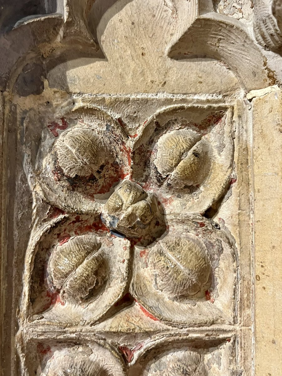 Such intricate and elaborate carvings - still with some of the polychromy clinging on 😍 Imagine it fully coloured! 

Lincoln Cathedral