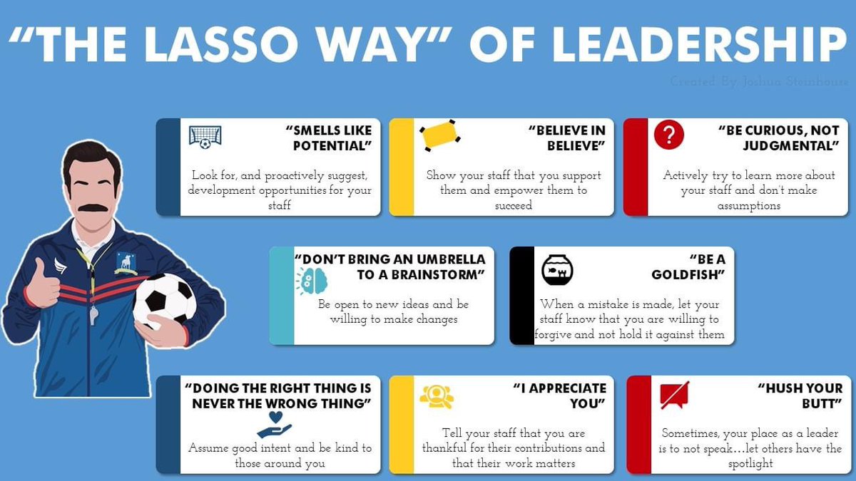 Saw this today on a FB group. Must say, I absolutely love it! 💙

Sure some other Lasso leaders will too. 

#Believe 

(Credit: Joshua Steinhouse)