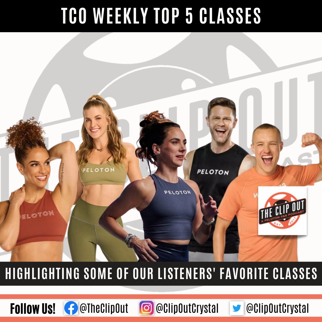 tinyurl.com/29b8ojt6

📣We asked The Clip Out Facebook Group for their favorite classes from the last week.  These make us want to get up and move!
💖Thank youTinaWantsNachos, SeahawksFan, PeloVeloHalo, BostonIrish, Yo_Adrianne, SuicideBlonde, and N_The_Journey f!