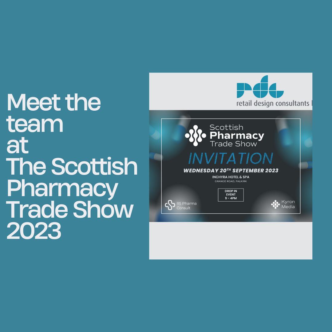 RetailDesignCo1's tweet photo. We will be showcasing our expertise in pharmacy design and fit-out at The Scottish Pharmacy Trade Show in September.

Make an appointment in advance to speak to one of our team, please follow this link and fill in your details:
https://t.co/oDm9Ne2YOT

#ScottishPharmacyTradeShow https://t.co/Sz7mzpQw1o
