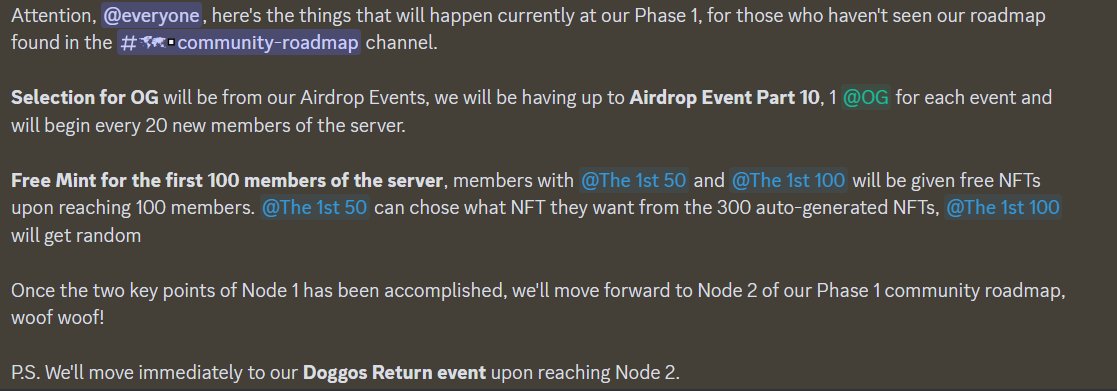 join discord now, woof woof! 

[discord.gg/HSEcumDQ38]

#NFTCommunity