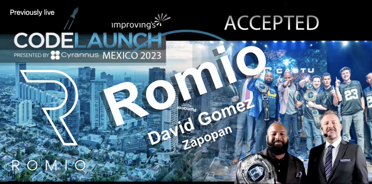 Romiorides's tweet photo. Romio has been accepted to @codelaunch's very first cohort in Mexico! We look forward to the experience!

#startup #carsharing #accelerator https://t.co/yraSg6w2Dp