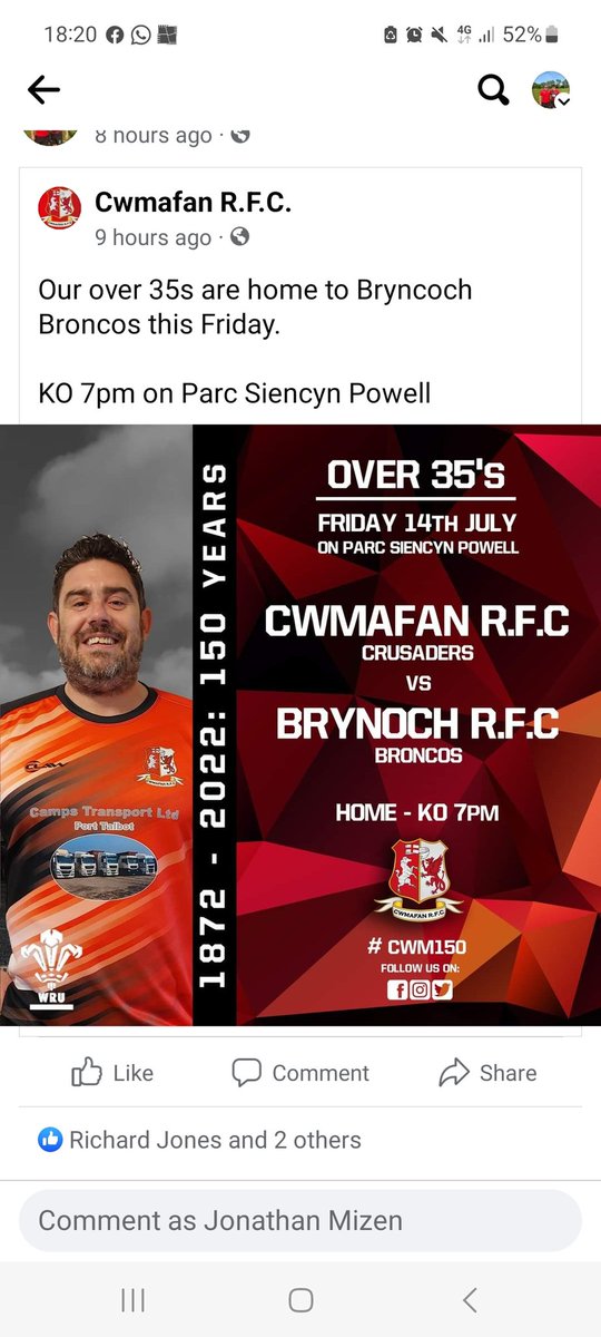 Cwmafan Crusaders (@crusaderscwm) on Twitter photo 