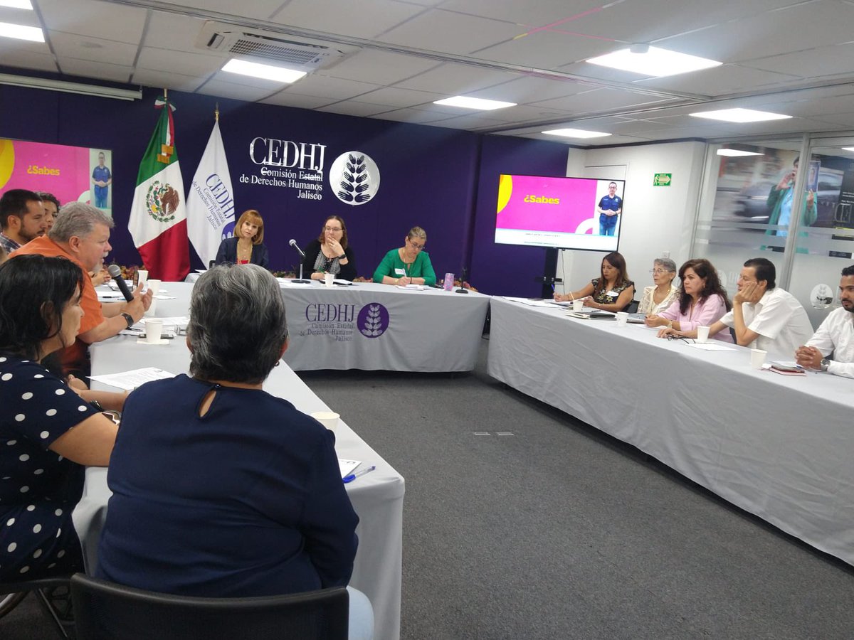 MadijalAC's tweet photo. Madijal presente en la reunión de trabajo del Comité Consultivo del Mecanismo Estatal para Promover, Proteger y Supervisar la aplicación de la Convención sobre los Derechos de las Personas con Discapacidad, en la Comisión de Derechos Humanos Jalisco. https://t.co/PIs1lWgG8C