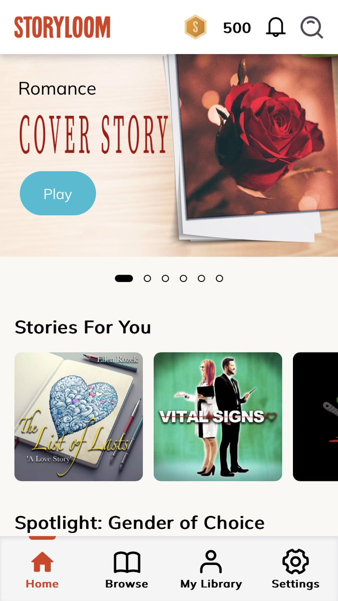 Look who’s on the <a href="/StoryLoom/">Storyloom</a> front page! 😍 You can read ‘Cover Story’ and both my other projects now on the snazzy new Storyloom mobile app!