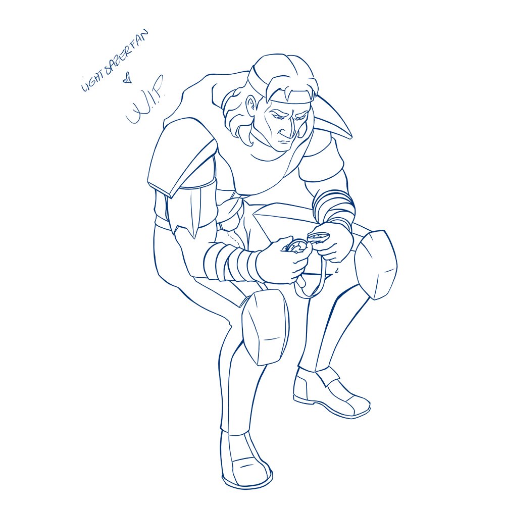 WIP! Hunter sad... #badbatch #Hunter #TheBadBatch #TheBadBatchFanart #HunterBadBatch