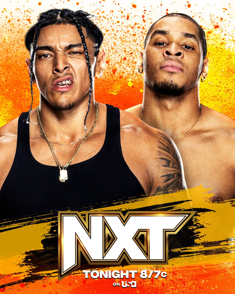 Get ready...

<a href="/BRONCO_WWE/">Bronco Nima🪢</a> and <a href="/Lucien_wwe/">Nnamdi Oguayo</a> arrive to #WWENXT TONIGHT! 

📺 8/7c on <a href="/USANetwork/">USA Network</a>